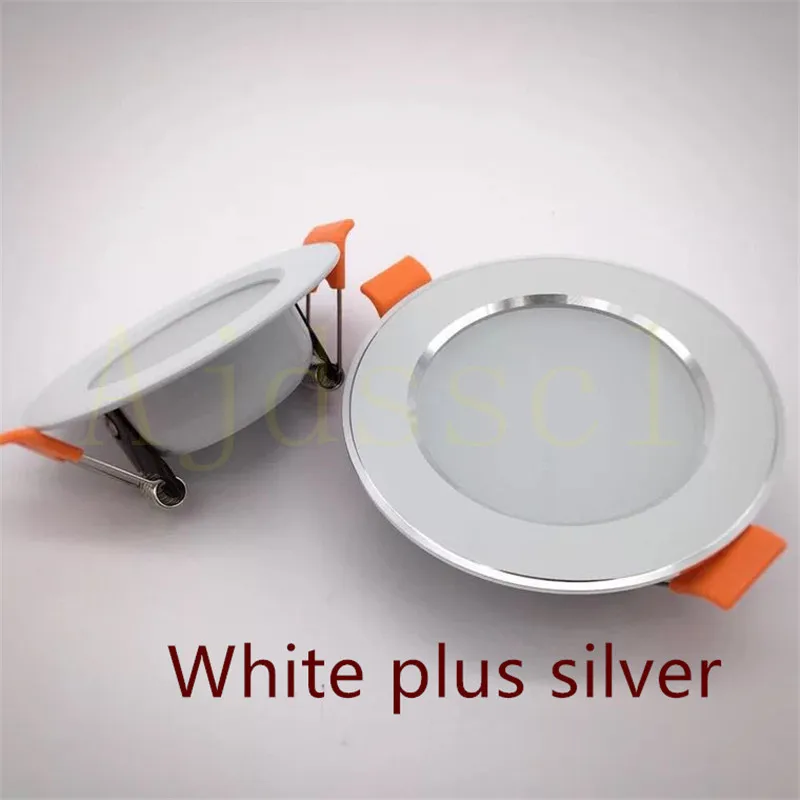 Downlight LED 220V Regulable, Tres Colores, 5W 7W 9W 12W 15W, Lámpara LED Empotrada de Techo, Luz Blanca Fría y Cálida