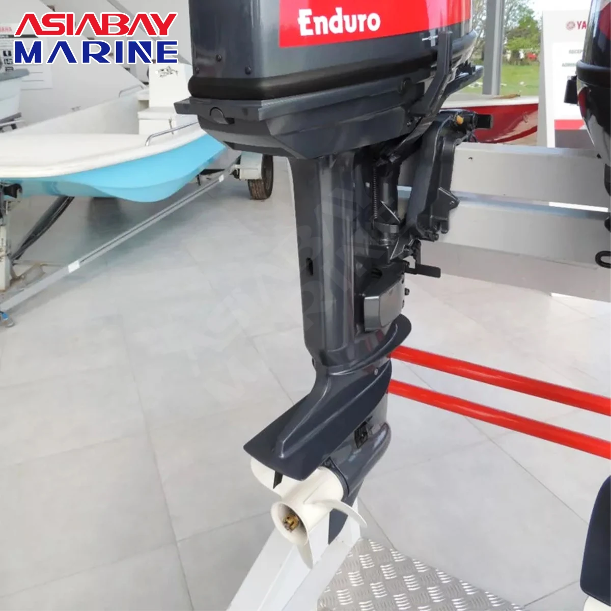 Hélice fueraborda para Yamaha 20hp 25hp 30hp 9 7/8*13 Motor de barco tornillo de aleación de aluminio 3 hojas 10 pieza de Motor marino estriado