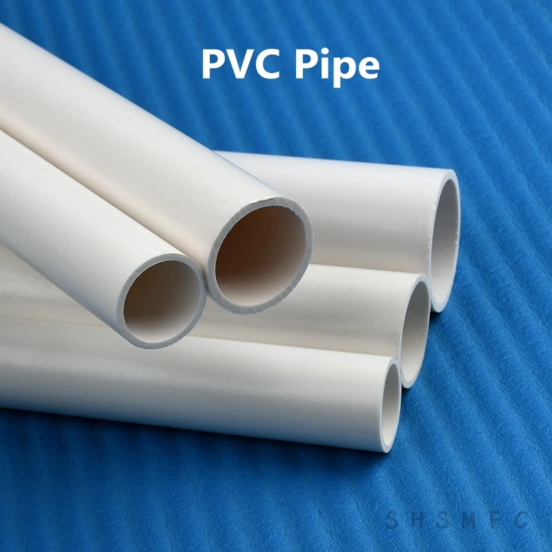 Diámetro exterior 20-63mm tubo de PVC blanco longitud 50cm agricultura jardín riego acuario pecera tubo de agua accesorio de plomería