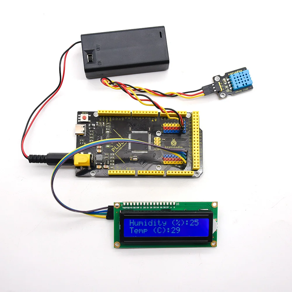 KEYESTUDIO ATMEGA2560-16AU 2560 Plus Placa controladora CP2102 USB a TTL Chip Compatible con ARDUINO MEGA 2560 REV3
