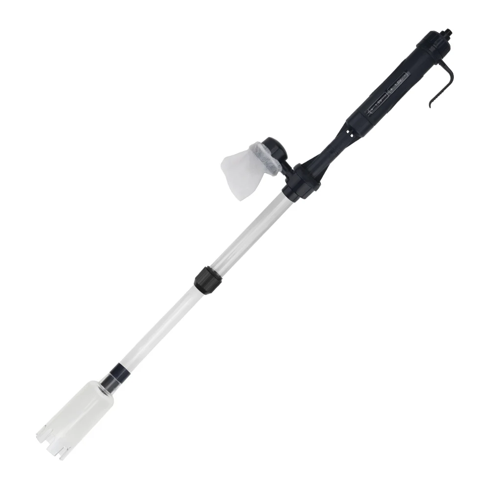 Herramientas de filtros para eliminar residuos, tubo de tanque de peces para acuario, filtro de succión al vacío, bomba de cambio de agua con batería, herramienta limpiadora de grava