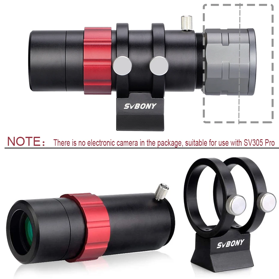 SVBONY-mira guía para cámaras de guía automática, dispositivo compacto, Ultra-Mini, SV165, 30mm, f/4, SV305, ZWO