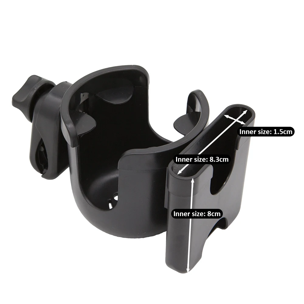 Portavasos para cochecito, soporte para teléfono, soporte para botella de leche para salida, diseño antideslizante, accesorios universales para cochecito de bebé
