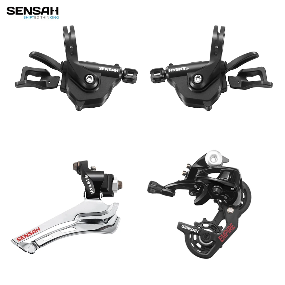 SENSAH-Grupo de carretera 22s de 2x11 velocidades, palanca de cambios de mango plano + desviadores traseros + desviadores delanteros Force RIVAL 5800, R7000 UT 105