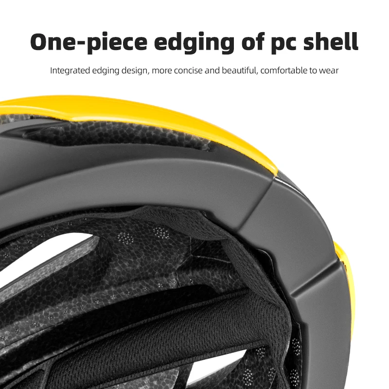 ROCKBROS-casco ultraligero para bicicleta, casco de seguridad ultraligero para carreras y carretera, gorros para patinete de montaña, casco para motocicleta