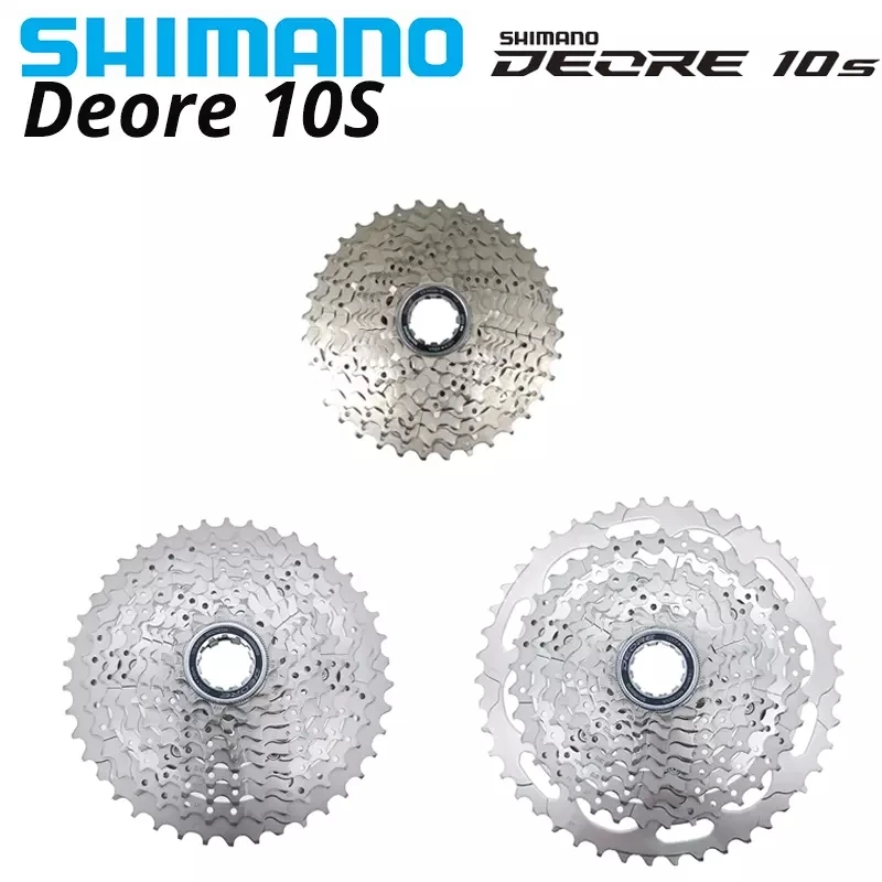 Shimano Deore-Cassette para bicicleta de montaña, 10 velocidades, M6000, M4100, HG50, CS-M4100, 10S, 10V, SLX XT, rueda libre HG500 para bicicleta de carretera