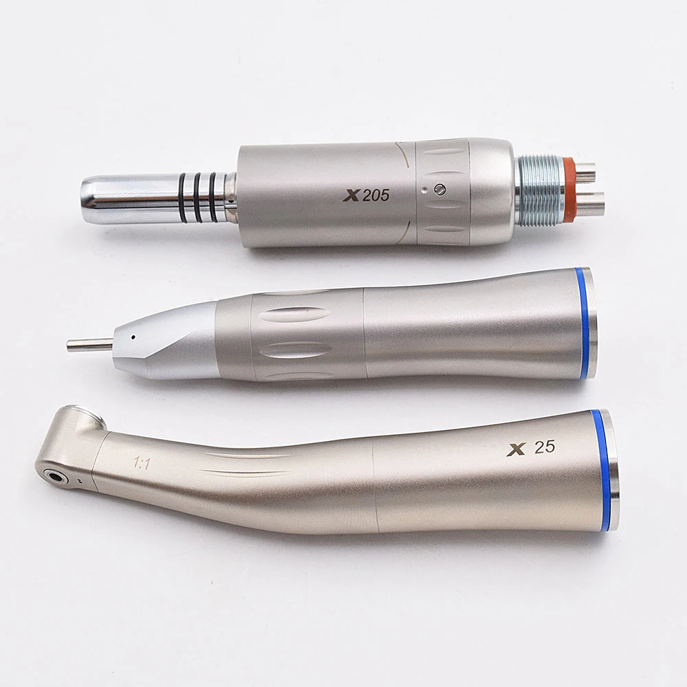 Pieza de mano Dental de baja velocidad, turbina de aire, pieza de mano de ángulo recto, pulverizador de agua interior/externo X65L / X65 / X-SG65L