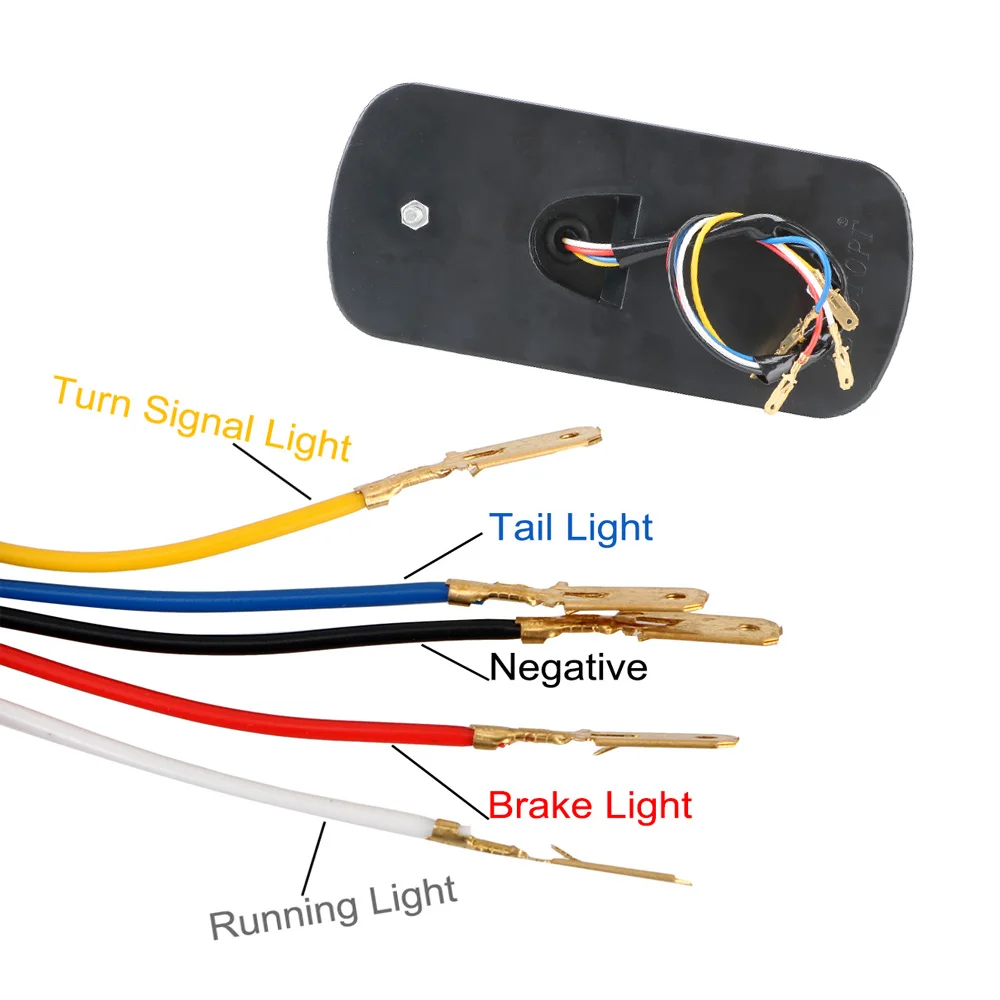 Lámpara de freno trasero de camión de 12V y 24V, luces LED de señal de giro para remolque, luces traseras, indicador de advertencia de parada, accesorios para camión y furgoneta y coche