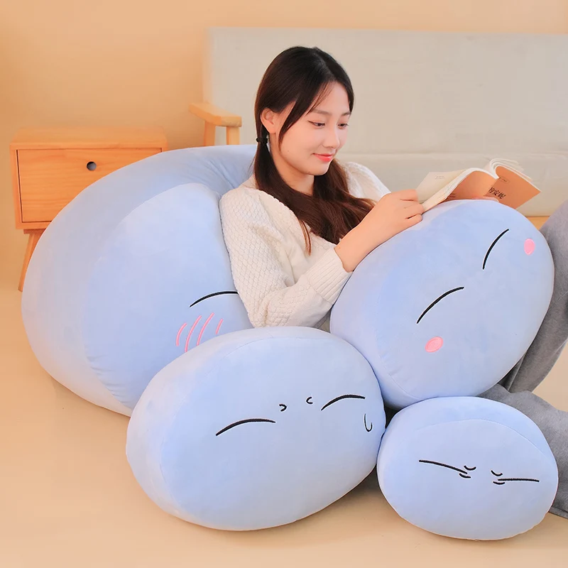 1 unidad de juguetes de peluche Rimuru Tempest de 28-55CM, Anime en esa vez que me reencarné como almohada Slime Rimuru Tempest para niños, regalo de Navidad