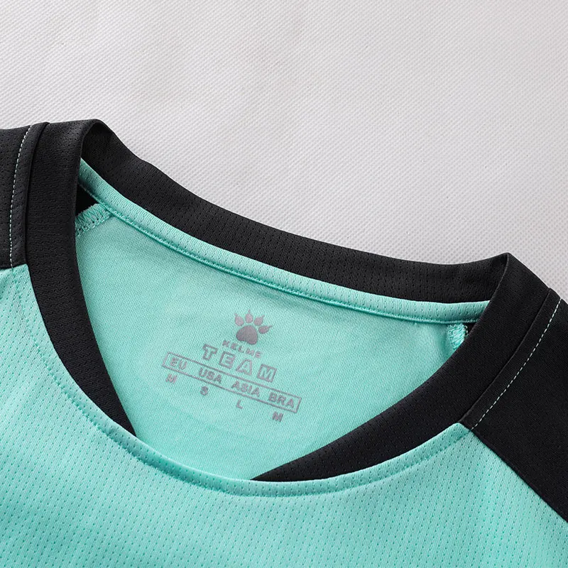 KELME-camiseta de fútbol para hombre, camisetas de manga corta originales para niño, ropa deportiva personalizada, 8151ZB1007