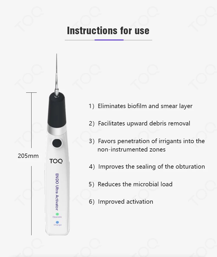 Kit de limas quirúrgicas endodónticas TOQ para la extracción de limas rotas, con 4 puntas, producto dental para la extracción de limas rotas, tratamiento de conductos radiculares dentales, cirugía endodóntica.