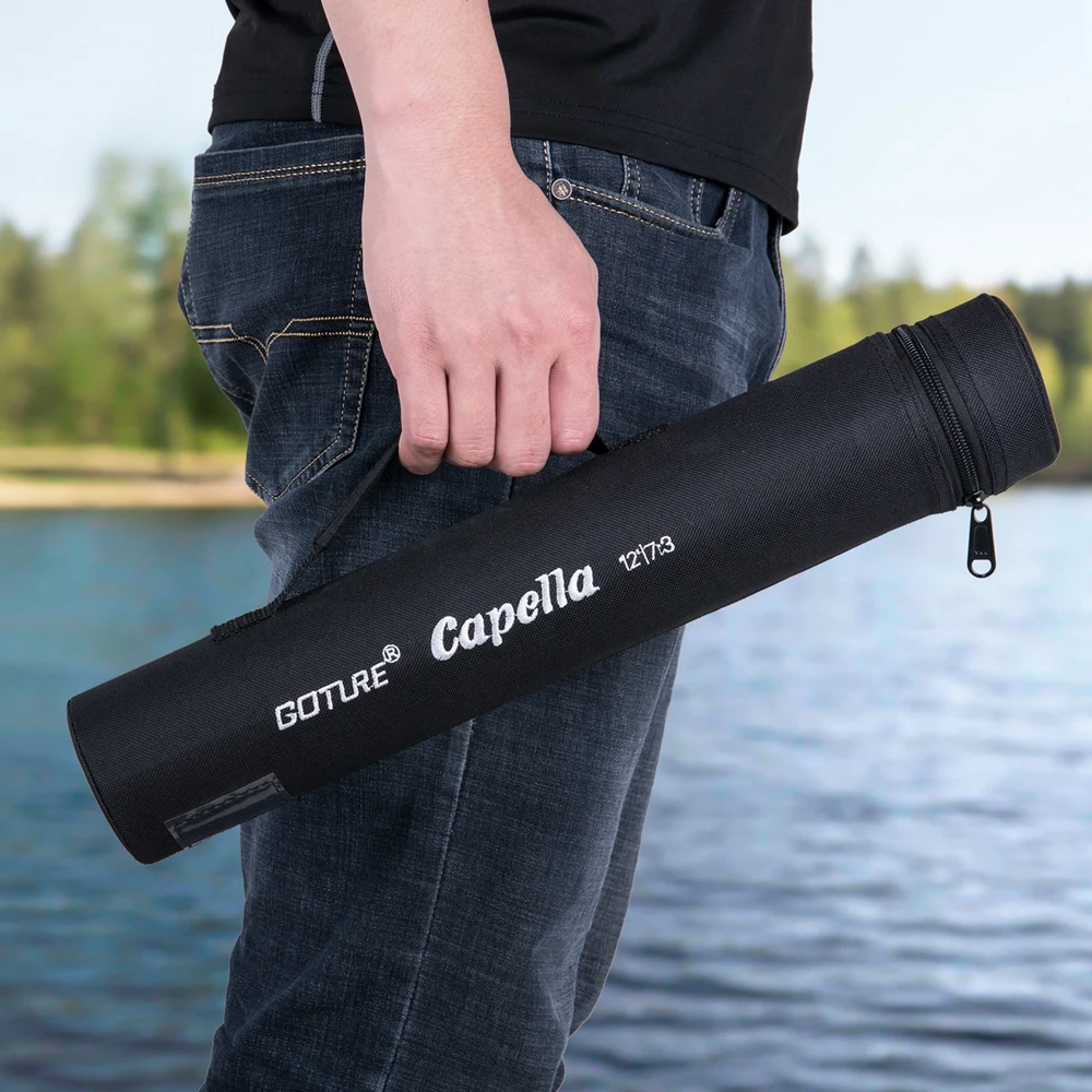 Goture-Kit de pesca Tenkara, caña de pescar con mosca de carbono ultraligera, juego de moscas Tippet de línea principal de 3,6 m, gancho y accesorios combinados
