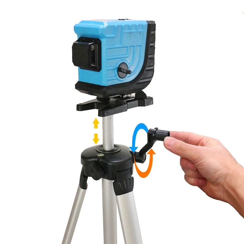 Trípode para nivel láser, altura ajustable de 1200mm, rosca de montaje de 5/8 pulgadas, soporte de trípode de aleación de acero, accesorios de nivel láser