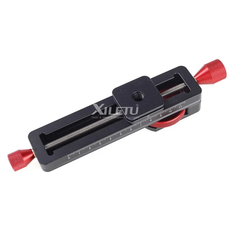 XILETU LCB-16M Mini Macro fotografía carril deslizante mesa portátil diapositiva para cámara Macro lapso de tiempo fotografía ARCA SWISS