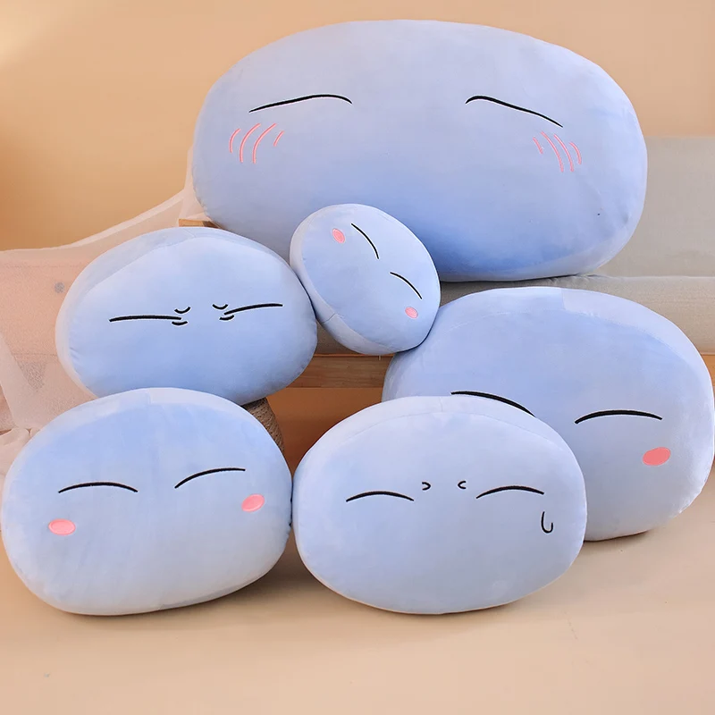 1 unidad de juguetes de peluche Rimuru Tempest de 28-55CM, Anime en esa vez que me reencarné como almohada Slime Rimuru Tempest para niños, regalo de Navidad