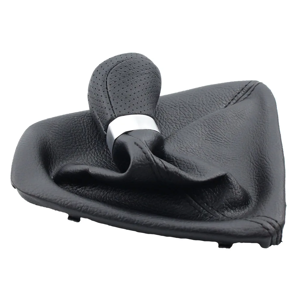 Perilla de palanca de cambios de coche, 5 velocidades, 6 velocidades, compatible con BMW E90 E91 E92 LHD, palanca de cambios Manual con bota de cuero PU