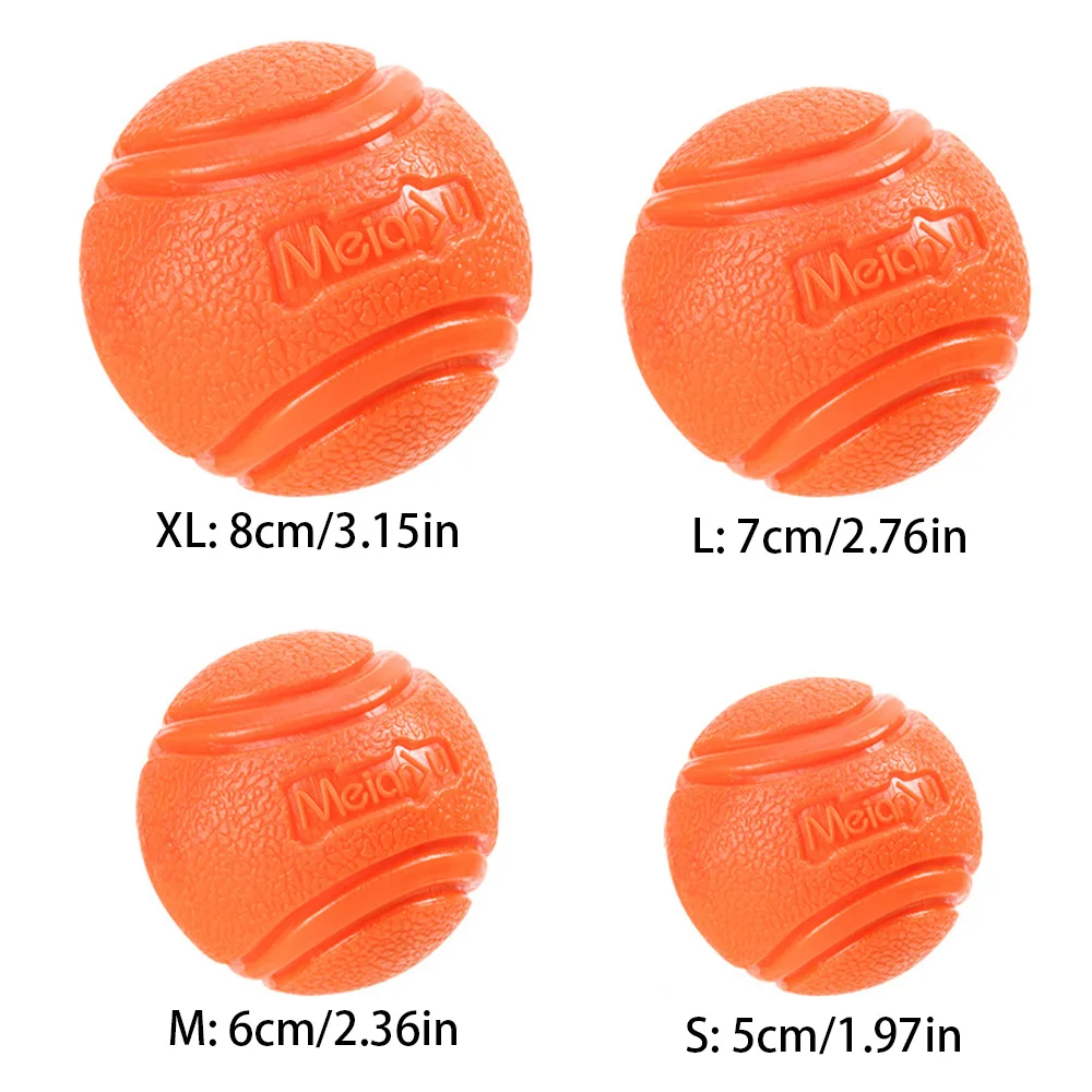 Juguetes para perros, pelota para perros, pelota sólida de goma hinchable para perros, juguetes para masticar para perros, entrenamiento de lanzamiento y recuperación al aire libre para perros