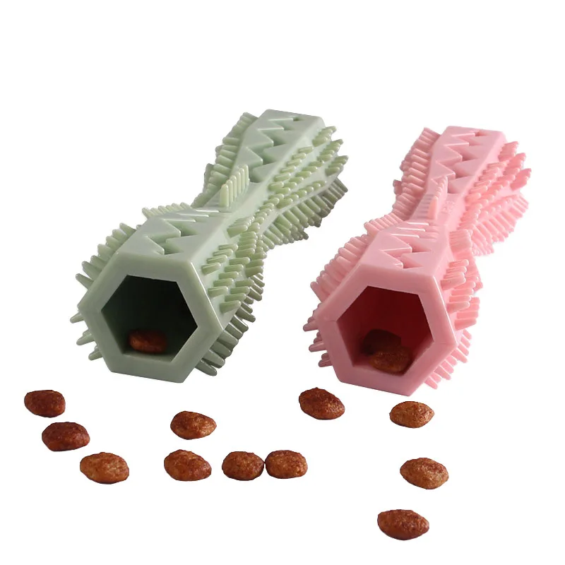 Cepillo de dientes para perros, juguete masticable duradero para perros, palo de goma suave para limpieza dental, masaje de encías, cepillo de dientes para mascotas, molar, suministros para mascotas.