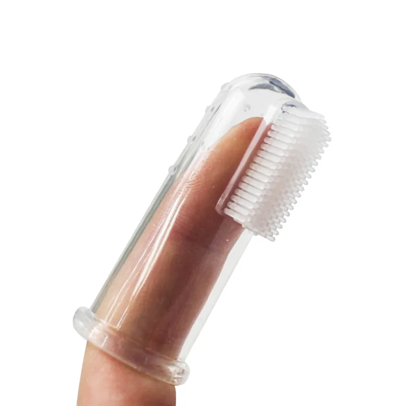 Cepillo de dientes supersuave para mascotas, herramienta de limpieza de dientes de gato, suministros para perros, accesorios para el mal aliento, 1 unidad