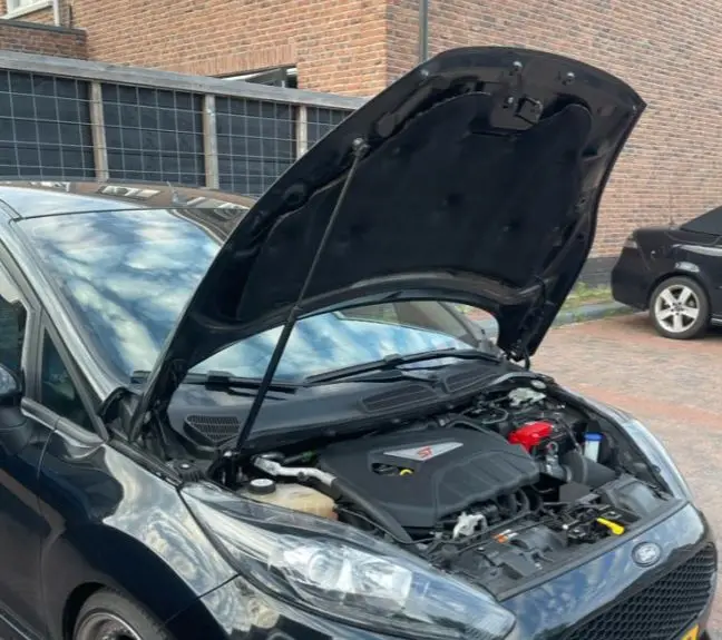 Amortiguador para Ford Fiesta MK7 2012-2019, capó delantero, modificación de puntal de Gas, soporte de elevación, barra de accesorios de amortiguador, 1 ud.