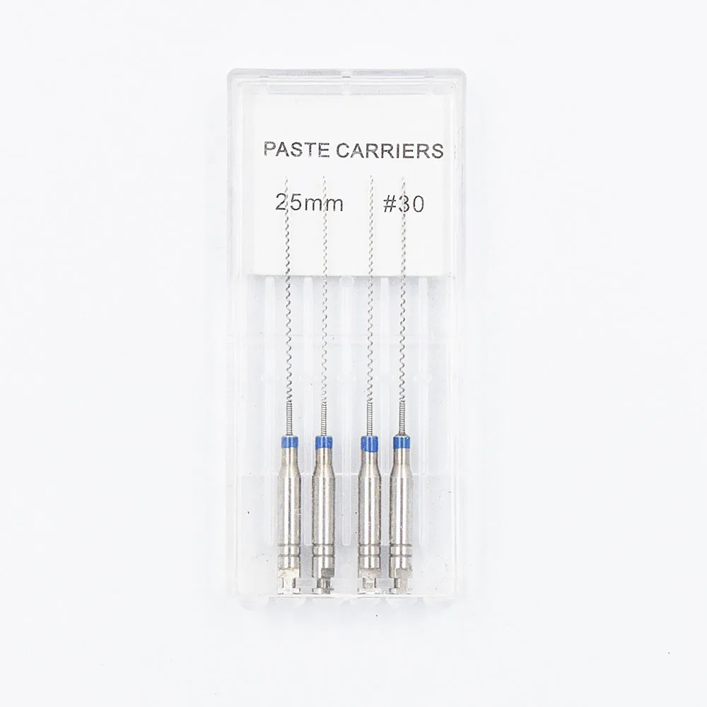 1 Caja de Portapastas Dentales Lentulo, Limas Endodónticas, Fresas y Brocas para Endodoncia, Materiales Dentales