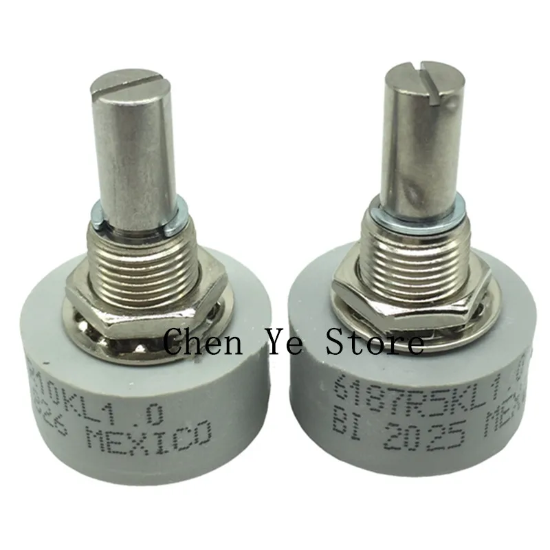 Potenciómetro de plástico conductor de un solo anillo, 100% Original, 6187R, 1K, 2K, 5K, 10K, 6187-138A, LF, R20K, 360 grados ilimitado, 1 unidad, nuevo
