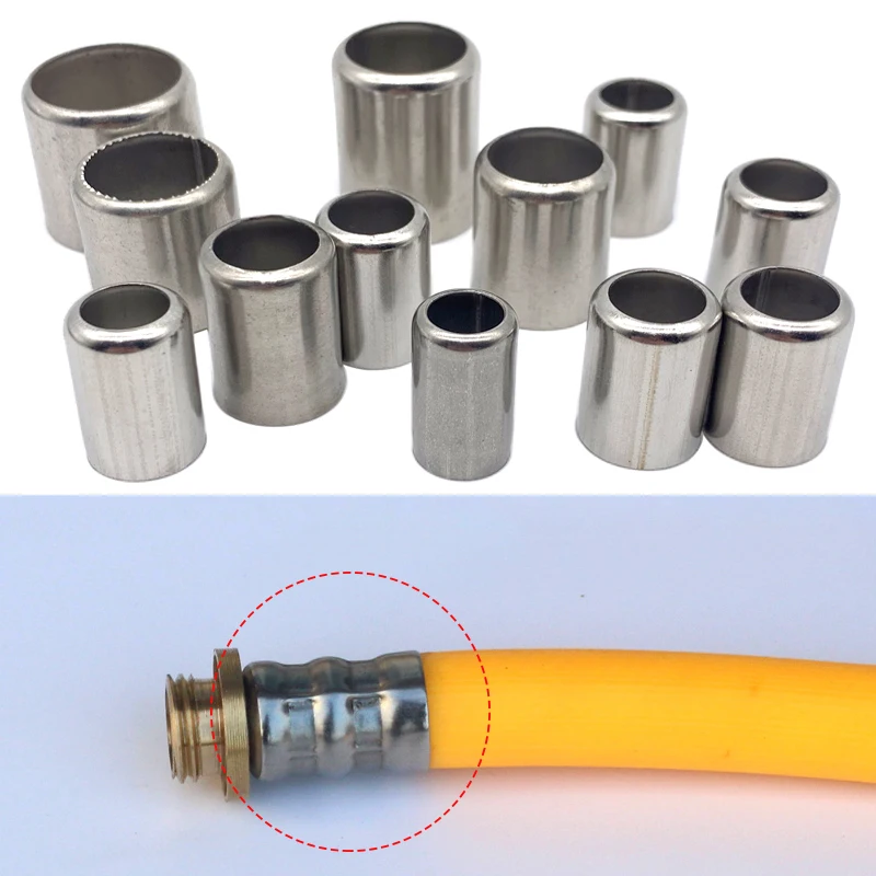 Tubo de pulverización de tamaño más grande, herramientas de crimpado de manguera, conector de tubo de escape de acero inoxidable, 17MM -24MM, agricultura