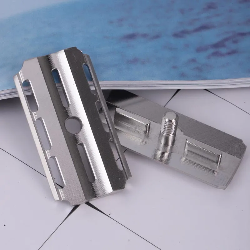 Yaqi Telstar Cabezal de afeitar de doble filo de seguridad de acero inoxidable 316 para hombre