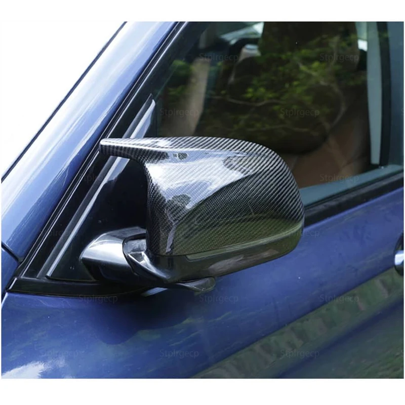 Tapa retrovisora de carcasas estilo M mejorada de alta calidad para BMW x3 x4 x5 x6 x7 G01 G02 G05 G06 g07 18-22 cubierta de espejo de fibra de carbono Real