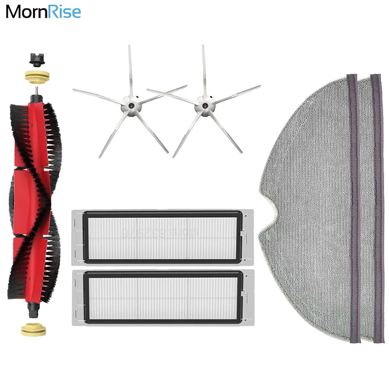Accesorios para Xiaomi Roborock S5 Max S6 S6 Maxv piezas de repuesto, Kit de repuesto para aspiradora, cepillo de rodillo, filtro HEPA, paño para mopa
