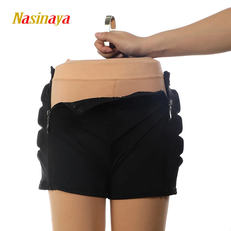 Protector de Cadera para Patinaje Artístico, Tamaño Personalizado, Soporte Deportivo de Seguridad, Alfombrilla Protectora con Cremallera, Color Negro