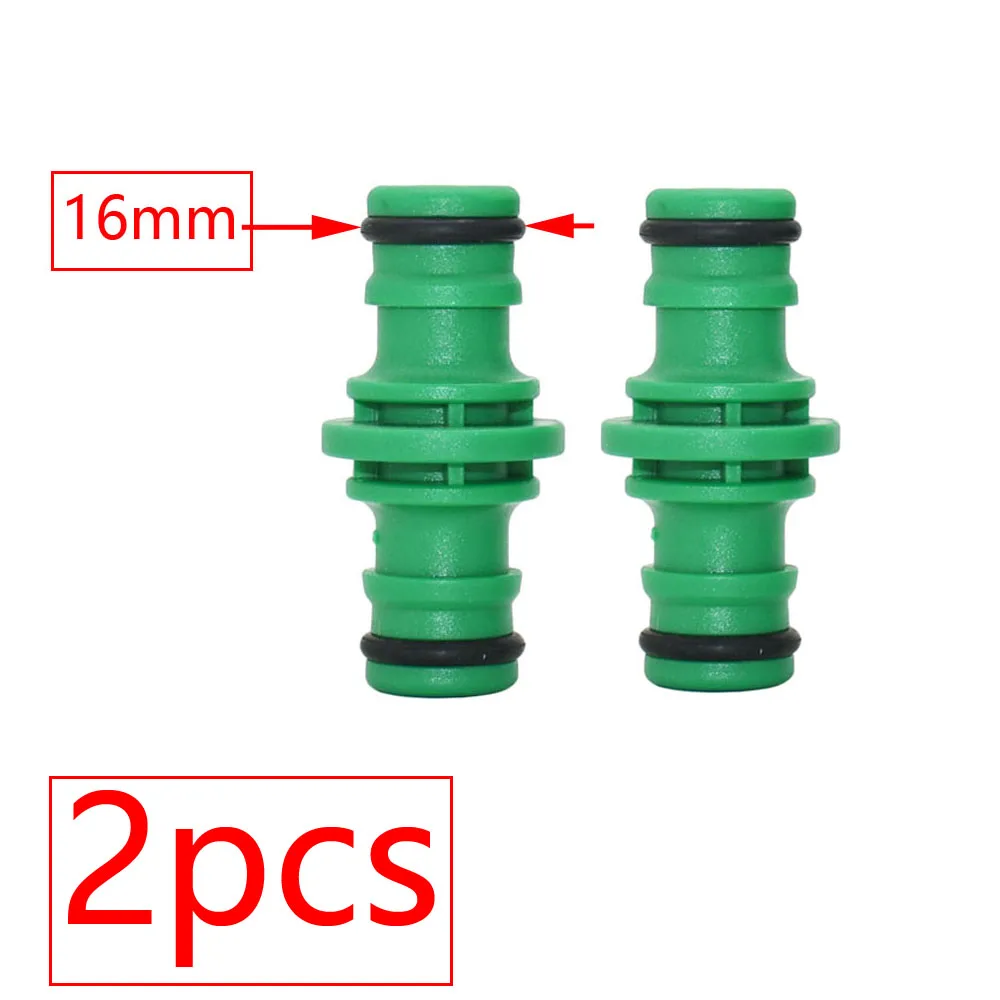 Conector en Y de 16 mm, 1/2 y 3/4 Pulgadas, Divisor de Agua para Manguera de Jardín de 2/3 Vías con Conector Rápido, Válvula de Riego para Jardín