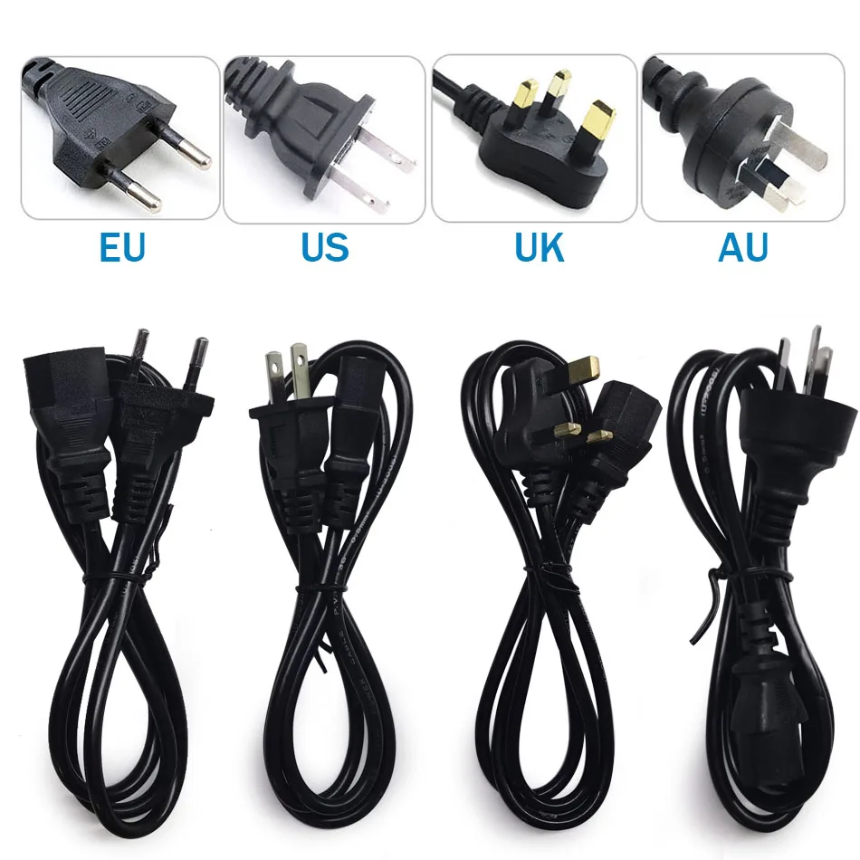 Adaptador de fuente de alimentación DC 5V 12V 24V AC 100V-240V 1A 2A 3A 5A 6A 8A 10A adaptador convertidor de cargador para lámpara de luz de tiras LED 5050