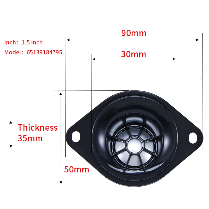 Tweeter envolvente trasero de coche para BMW E90 E91 E60 E61 F10 F11 F90 F07 F06 F12 F13 G20 G30 F15 F16 F85 F86 altavoces de tablero central