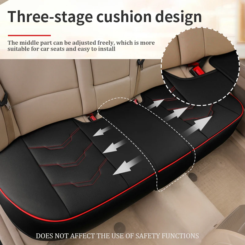 SEAMETAL-funda de lujo para asiento de coche, fundas para cojines de asiento de cuero PU, alfombrilla protectora Universal para asientos interiores de coche, alfombrilla para las cuatro estaciones