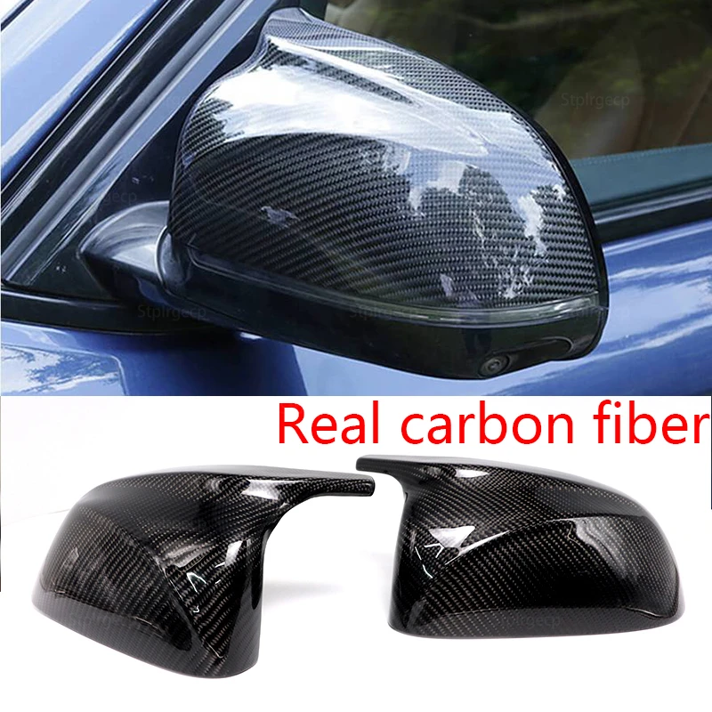 Tapa retrovisora de carcasas estilo M mejorada de alta calidad para BMW x3 x4 x5 x6 x7 G01 G02 G05 G06 g07 18-22 cubierta de espejo de fibra de carbono Real
