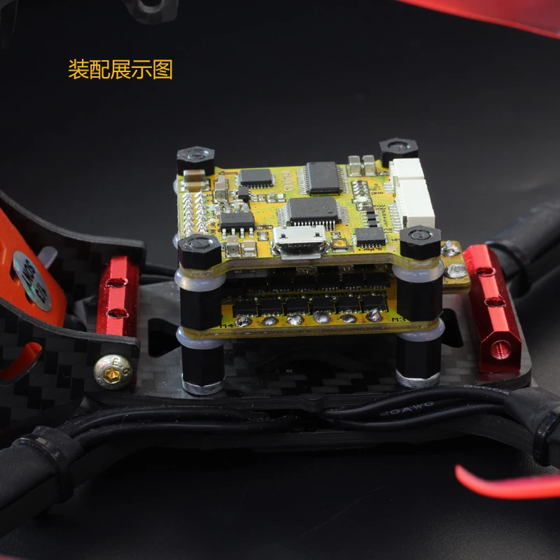 50 Uds M2 M3 O forma arandela de goma de silicona amortiguador antivibración para F3 F4 Flytower controlador de vuelo RC Drone