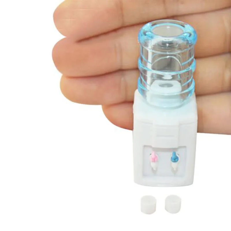 Minidispensador de agua para niños, casa de muñecas en miniatura, Escena de juego de vida, modelo de simulación, accesorios decorativos, juguetes para niños, 1/12