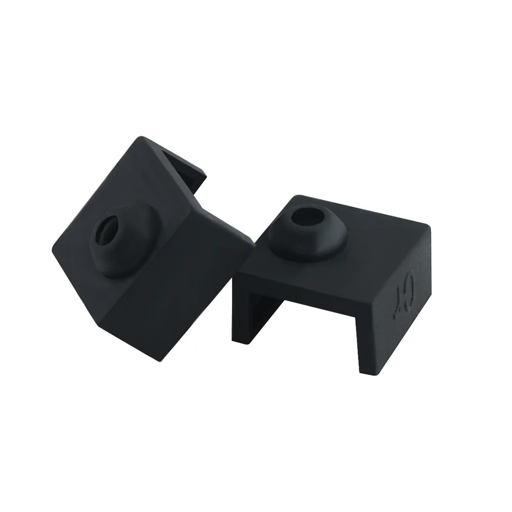 Calcetín de silicona para impresora compatible con MK7 MK8 MK10, cubierta de bloque calentador extrusora Hotend de aluminio con cabezal en J para CR-10 Ender3