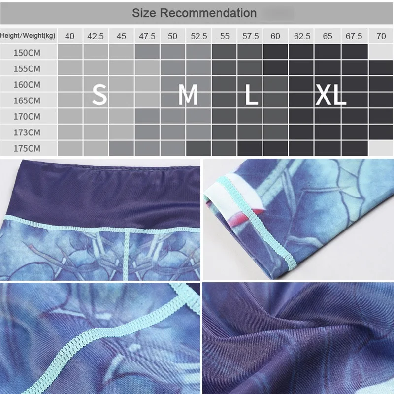 Pantalones de Yoga Cloud Hide para mujer, mallas deportivas de entrenamiento de cintura alta, medias largas, pantalones florales de realce para correr, entrenamiento, Control de barriga