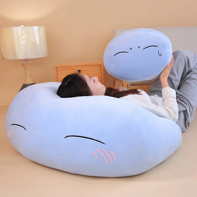 1 unidad de juguetes de peluche Rimuru Tempest de 28-55CM, Anime en esa vez que me reencarné como almohada Slime Rimuru Tempest para niños, regalo de Navidad