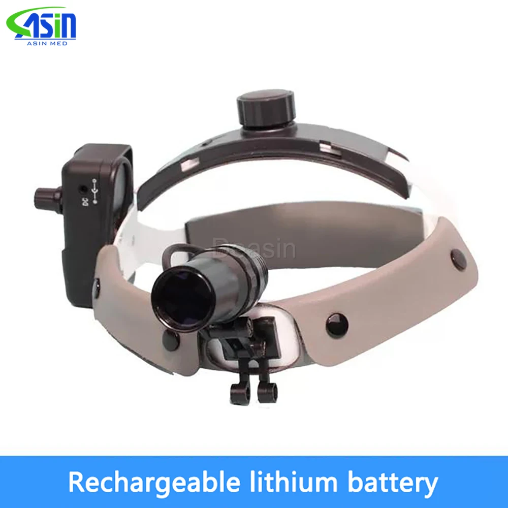 Lámpara de cabeza LED Dental de 5W, faro quirúrgico con brillo Ajustable, para laboratorio Dental