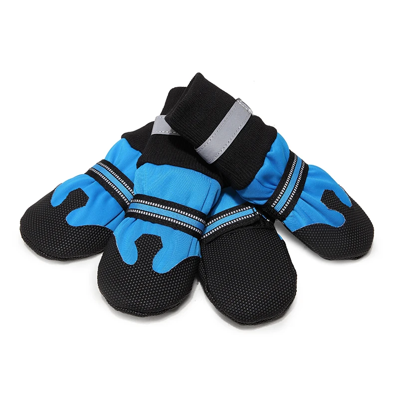Zapatos altos reflectantes para perros medianos y grandes, botas antideslizantes impermeables para Mascotas, Doberman, Galgo, suministros para Mascotas
