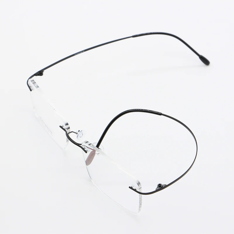BCLEAR, montura de gafas graduadas sin montura para hombres, montura de gafas ópticas para miopía, gafas coreanas de gama alta de marca lujosa transparente para hombres