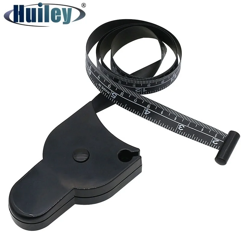 Cinta métrica para cintura corporal, regla de medición de altura retráctil de 152cm/60 pulgadas, herramientas de medición muscular, gimnasio, deportes en casa