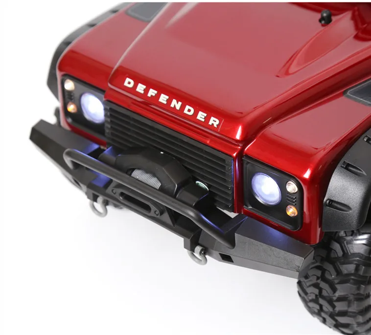 YEAHRUN 1/8 1/10 escala RC coche Logo pegatina para TRX-4 Defender D90 D110 pegatinas adhesivas de Metal piezas de decoración DIY
