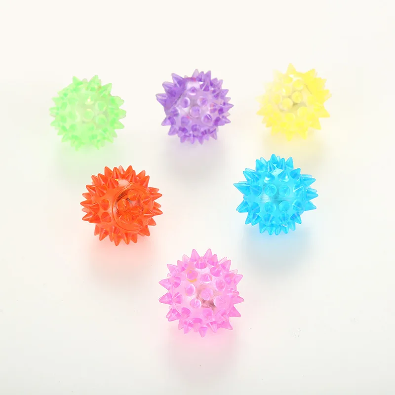 Bola de gato parpadeante LED, bolas brillantes rodantes, juguete colorido para jugar a mascotas