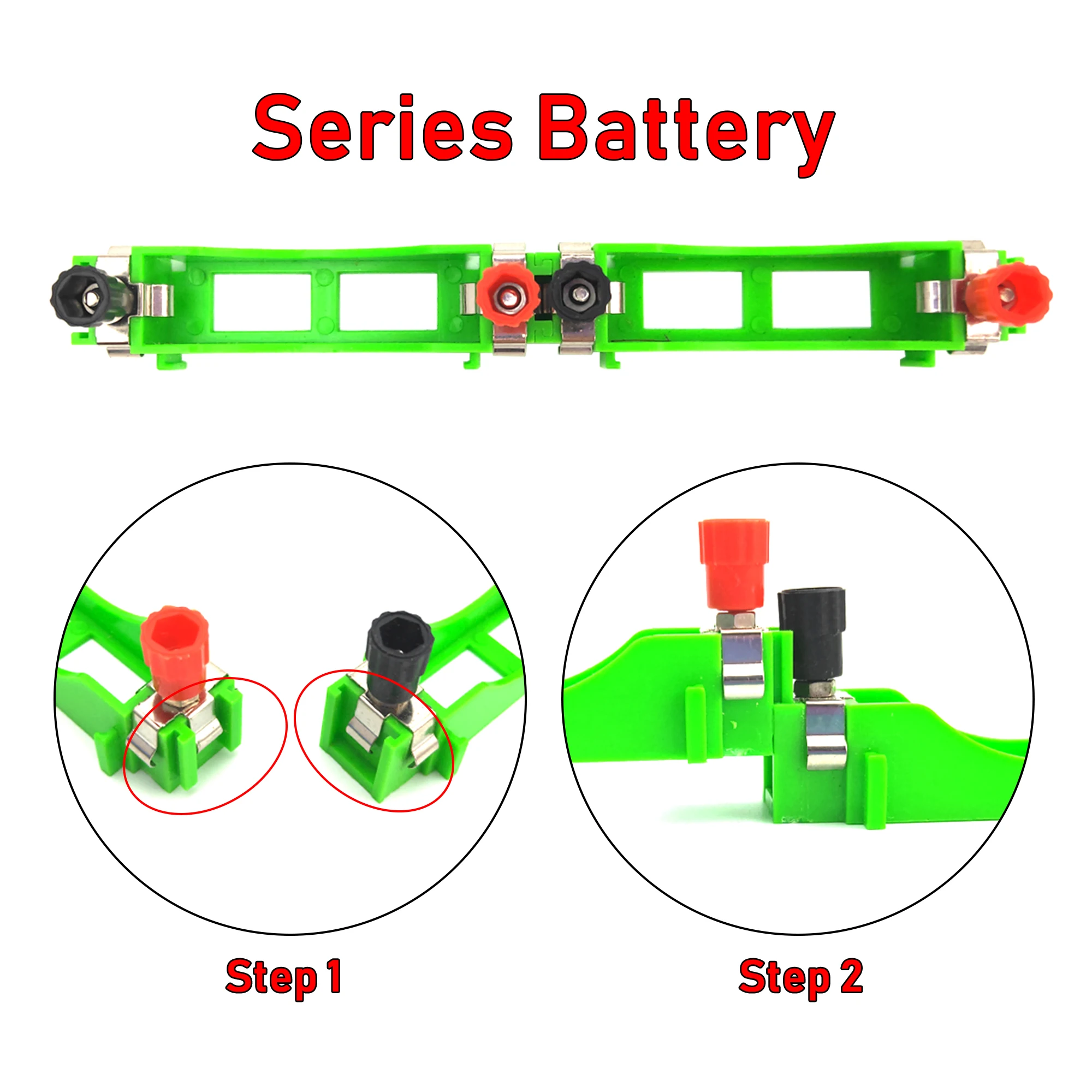 Kits educativos de circuito eléctrico para estudiantes, laboratorio escolar, aprendizaje de física, experimentos electromagnéticos, material didáctico, juguetes científicos