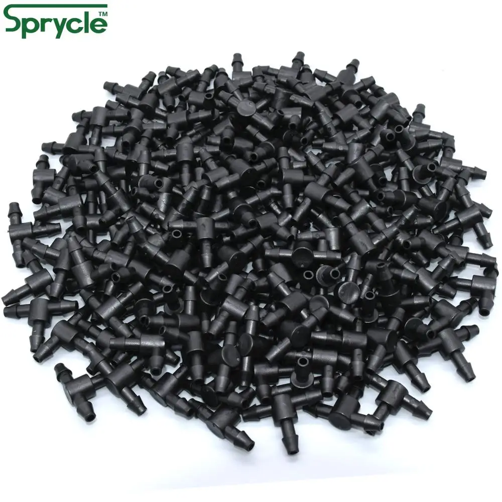 SPRYCLE-conector de 3 vías para riego de jardín, manguera de 100 pulgadas, herramienta de riego por microgoteo para macetas de plantas, 20-1/4 unidades