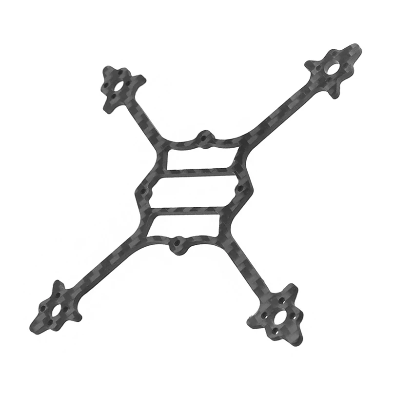 Placa inferior de distancia entre ejes de 115mm, fibra de carbono 3K para Happymodel Crux3, cuadricóptero FPV, piezas de repuesto para drones de carreras